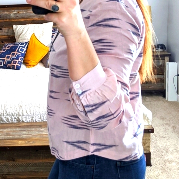 FINAL SALE 🆕🌿SUNDANCE BOHO LINEN TOP🌿 - Picture 2 of 4